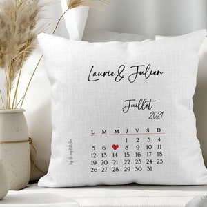 Personalized Love Cushions, customizable couple gift, personalized wedding cushion, Valentine's Day gift, couple gift