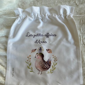 Personalized child bag, personalized storage bag, personalized child bag