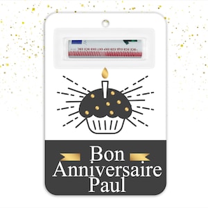 Porte-Billets et Porte-Messages Personnalisés en Bois , cadeau d'anniversaire, annonce grossesse, mariage, baptême