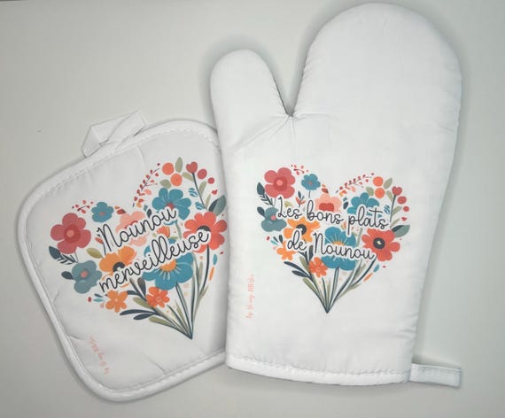 Handschuh und Topflappen zum Personalisieren - Etsy.de