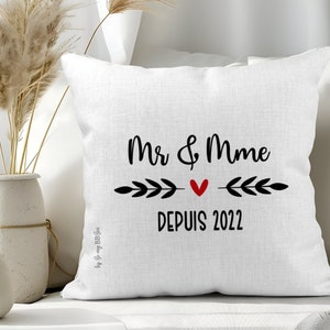 Personalized Love Cushions, customizable couple gift, personalized wedding cushion, Valentine's Day gift, couple gift