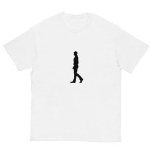 Walking Man Silhouette Hood Irony Meme T-shirt - Etsy