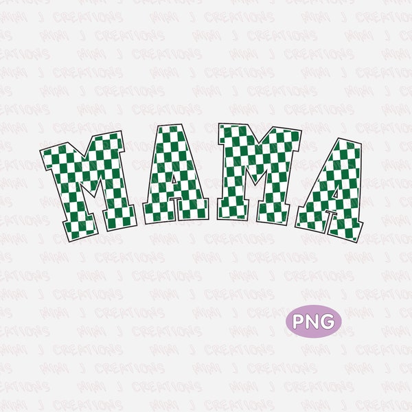 Mama checkered png, Trendy Retro Mama PNG, Mama PNG, Christmas Mama png, Green plaid png, Mom life png design, Mama shirt