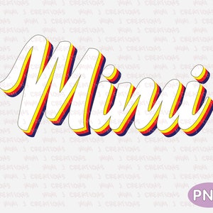 Vintage Mimi PNG, Mimi png, Retro Mimi PNG, Retro Png, Sublimation Png, Mimi tshirt design Png, Digital download sublimation design