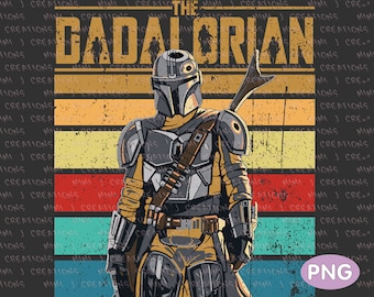 Dadalorian Fathers Day PNG: Star Wars Matching Shirt (Digital Download)