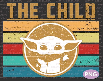 The Child PNG: Projekt koszulki „Gwiezdne Wojny” (pobranie cyfrowe)