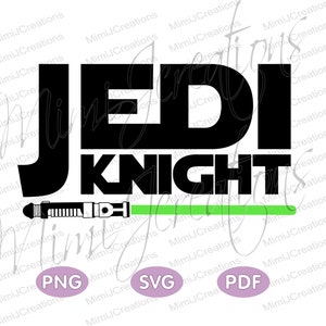 Jedi knight svg, Instant Download, Jedi knight png cutting file, Star wars svg, Jedi knight clipart, Digital download for sublimation