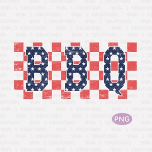 BBQ Png, Barbeque Png, Stars and Stripes PNG, Retro BBQ png, Varsity Png, Vintage American png