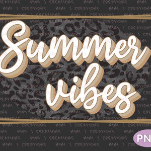 Retro Summer png, Summer Vibes Png, Leopard png, Summer Png, Summer 2023 png, Retro vintage summer png, Summer sublimation design for tshirt