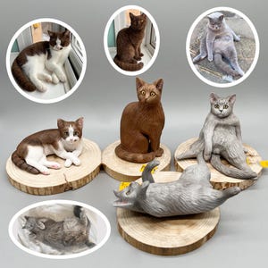 Personalized Dog Wedding Cake, Pet Birthday Cake, Cat Pet Statue, Wedding Cake Decorations, Cat Wedding Cake Decorations