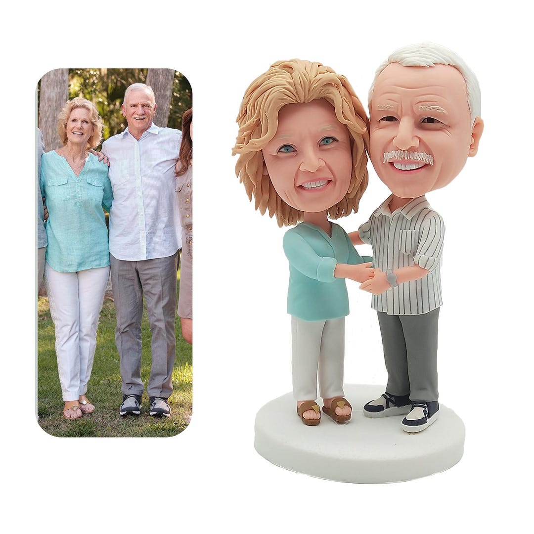 Couple Bobblehead - Custom Two Person Gift Figurine Set main image 0