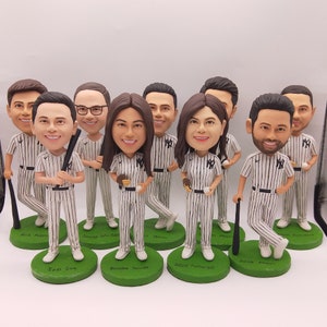 Custom Baseball Bobbleheads, Bobblehead Baseball Players, Best Gift For Young Baseball Player, Personalized Gift For Baseball Player