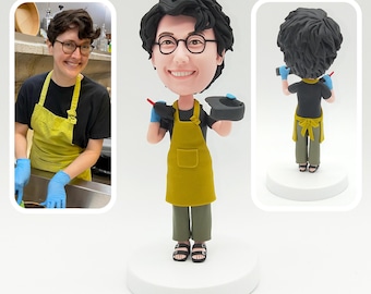 Muñecos cabezones personalizados, muñecos cabezones personalizados para damas, estatuas 3D personalizadas, regalos de aniversario para mamá, regalos de cumpleaños, muñecos cabezones personalizados