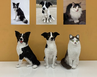 Gepersonaliseerde aangepaste hond, huisdier taarttopper, huisdieren verjaardag, kat taarttopper, verjaardag huisdier, hond beeldjes, honden verjaardag, bruidstaart topper