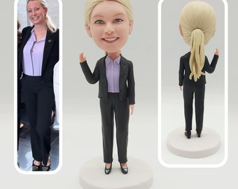 Muñecas cabezonas personalizadas, regalos para adultos para niñas. Muñecas cabezonas femeninas, estatuas de personajes