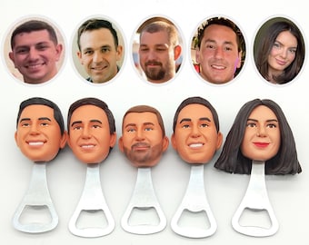 Abridores de botellas personalizados, abridores de botellas con forma de figura, abridores de botellas de cerveza, abridores de botellas de boda personalizados, abridor de botellas personalizado