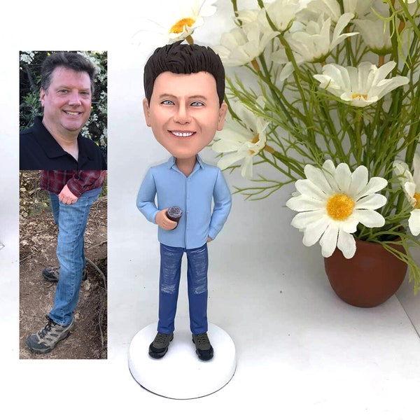 Personalised bobbleheads, custom bobbleheads, romantic gifts for him, best gifts for anniversary, valentine bobbleheads