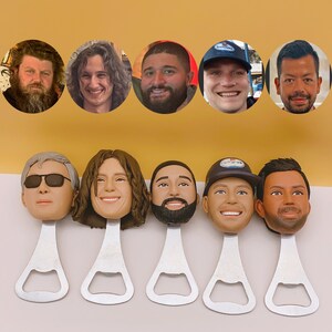Custom Bottle Opener, Beer Bottle Opener, Personalized Bottle Opener, Groomsman Gift, Bartender Gifts,Bobblehead,Best man group gifts