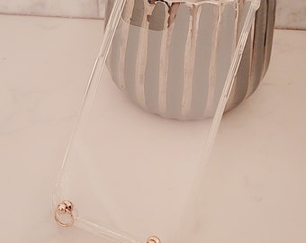 Clear Phone case with rings