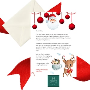 Personalised Letter From Santa Printable - Etsy