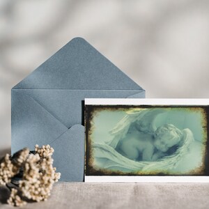 Fotogrußkarte Doppelseitig Engel Fotografie 2er Set