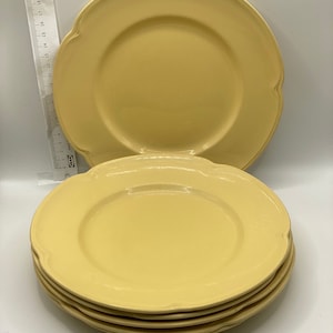 Vintage, Grindley England Laburnum Petal plate, set of 6
