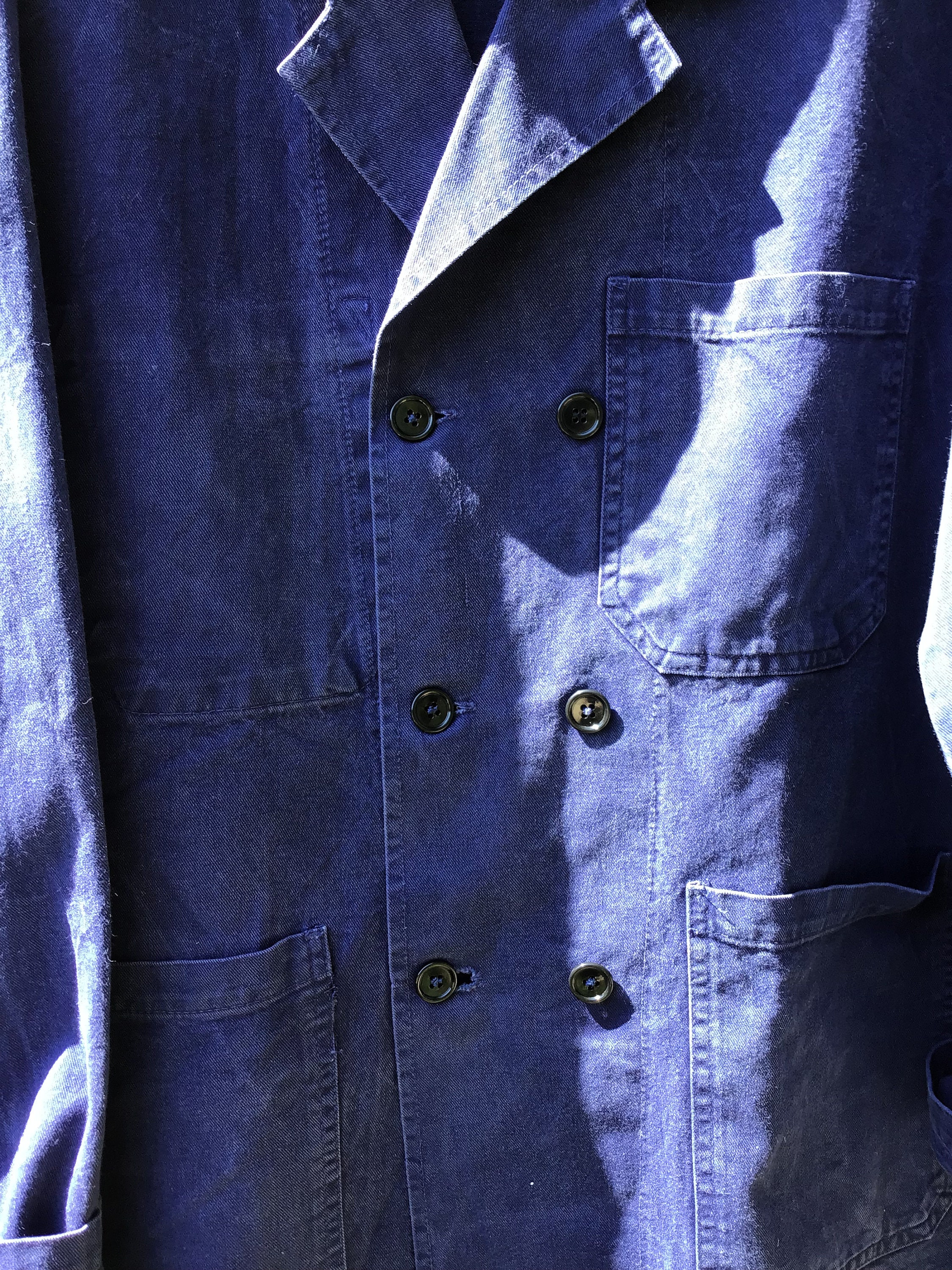 German Double Breasted Work Jacket 50s Era - Etsy