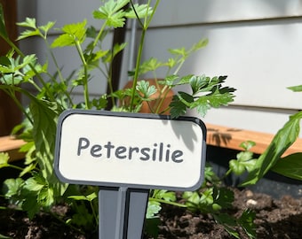 Plant label | Herb label with customizable lettering made of plastic