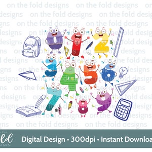 Multiplikation Mathematik Rockstar Clipart Sublimation PNG Sofortiger digitaler Download T-shirt Design Lehrer Geschenk UVDTF Design Transparent Bild