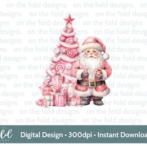 1st Christmas Santa Clipart PNG Instant digitale download sublimatie trui, vest, kaarten, slabbetjes, souvenirs voor kleine bedrijven