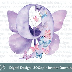 Clipart papillon 9e anniversaire numéro neuf lilas violet Image PNG Téléchargement instantané Sublimation artisanat fabrication de cartes de gâteau fête UVDTF