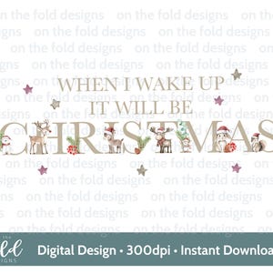 Boże Narodzenie Pj Clipart Woodland Png Xmas Animals Sublimacja Png Crafting UVDTF Designs Drukuj Boże Narodzenie Piżamy Xmas Sacks Pjs Baubles Cards