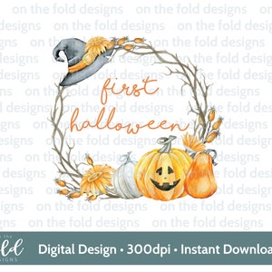 Halloween Peter Rabbit Herbst Kürbis PNG sofortiger digitaler Clip Art Download neues Baby Kartendesign spezielle Geschenk Sublimation