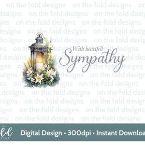Avec nos plus sincères condoléances, nos sincères condoléances, clipart png, à l'occasion de la perte d'un être cher, téléchargement immédiat d'image clipart, transparent