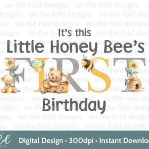 Bee eerste verjaardag Clipart Png transparante achtergrond Honey Comb Bee Hive sublimatie Design Instant Digitale Download kaart Uvdtf Crafting