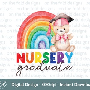 Nursery Graduate Clipart 1er día Sublimación primaria PNG Cuando me despierto Descarga digital instantánea PJ Diseño UVDTF Diseño Imagen transparente