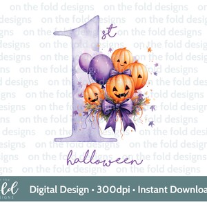 1. Halloween Herbst Kürbis Ballon Halloween PNG sofortiger digitaler Clip Art Download neue Baby Kleidung Karte Design spezielle Geschenk Sublimation