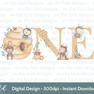 Bee eerste verjaardag Clipart Png transparante achtergrond Honey Comb Bee Hive sublimatie Design Instant Digitale Download kaart Uvdtf Crafting