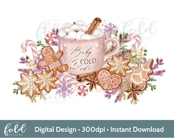Christmas Treats Clipart: Gingerbread Bakery PNG (Digital Download)