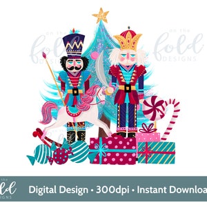 Quebra-nozes Soldado de Brinquedo Bailarina Mouse Moldura de Natal PNG Download digital instantâneo sublimação clipart cartão fazendo artesanato