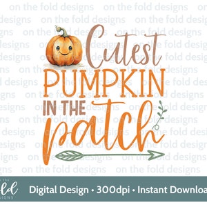 パッチで一番かわいいカボチャ 1st ハロウィン 秋のカボチャ ハロウィン PNG インスタント デジタル クリップアートのダウンロード 理想的なベビー服昇華