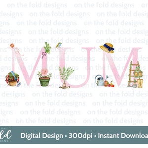 Mama Clipart, Gartenarbeit, Zuteilung, Gummistiefel, Gummistiefel, transparente Cliparts, sofortiger Download, personalisieren Sie Ihre eigenen Sublimationsgeschenke