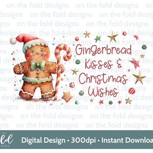 Gingerbread Crew, kerststicker, png instant digitale clipart download, babykleding, kerstkaartontwerp, sublimatie, cookie jpeg