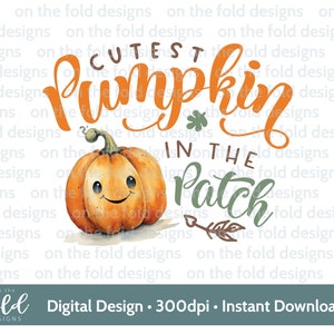 パッチで一番かわいいカボチャ 1st ハロウィン 秋のカボチャ ハロウィン PNG インスタント デジタル クリップアートのダウンロード 理想的なベビー服昇華