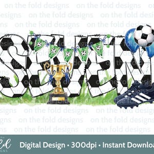 Futebol 7º aniversário clipart futebol menino camiseta bebê colete cartão imprimir seu próprio PNG personalizado festa de futebol chuteiras sublimação UVDTF