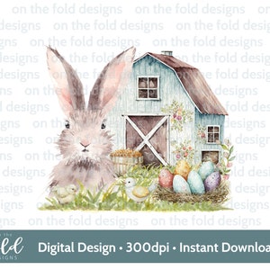 Easter Bunny acquerello PNG download immediato di clipart digitale gilet per bambini design della carta stampa a sublimazione, scivolo acquatico, design tumbler