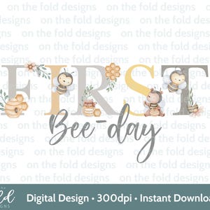 Bee eerste verjaardag Clipart Png transparante achtergrond Honey Comb Bee Hive sublimatie Design Instant Digitale Download kaart Uvdtf Crafting