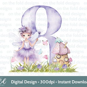 8e anniversaire fée Clipart lilas huit Design Image transparente fille Invitation t-shirt carte Makin Sublimation fabrication de cartes téléchargement immédiat