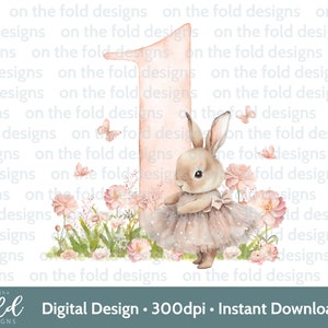 Clipart PNG pour 1er anniversaire, ballerine, téléchargement immédiat pour sublimation, impression UVDTF, cartes, débardeurs, bavoirs, faire-part