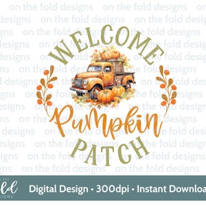 パンプキンパッチへようこそ ピンクのサイン ハロウィーン PNG デジタル クリップアート ダウンロード ウォール アート カード デザイン ギフト 昇華プリント ウォール デコレーション